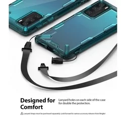 Telefontok Huawei P40 - Ringke Fusion X fekete terepmintás ütésálló tok-3