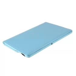 Tablettok Huawei Mediapad T3 10,0 (9.6 col) - világoskék fordítható műbőr tablet tok-3