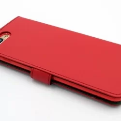 Telefontok iPhone 7 / 8 / SE 2020 - kihajtható tok piros-3