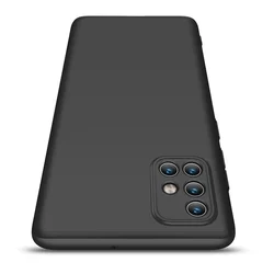 Telefontok Samsung Galaxy A71 hátlap - GKK Protection 3in1 - fekete-1