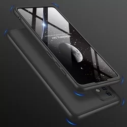 Telefontok Samsung Galaxy A71 hátlap - GKK Protection 3in1 - fekete-4