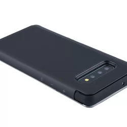 Telefontok Samsung Galaxy S10+ (S10 Plus) - Clear View Tok Fekete-3