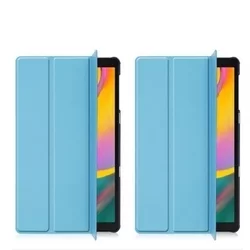 Tablettok Samsung Galaxy TAB S5E 10.5 2019 - világos kék smart case tablet tok-1