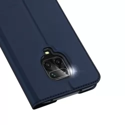Telefontok Xiaomi Redmi Note 9S - Dux Ducis kék flipcover tok-1