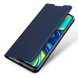 Telefontok Xiaomi Redmi Note 9S - Dux Ducis kék flipcover tok-5
