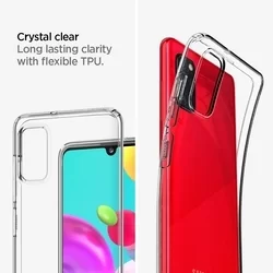 Telefontok Samsung Galaxy A41 - SPIGEN Crystal Clear Átlátszó tok-12