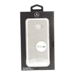 Telefontok Samsung Galaxy S8Plus - Mercedes-Benz Kemény Tok Silver For (3700740400135)-1