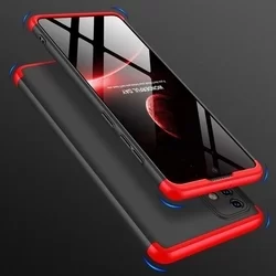 Telefontok Samsung Galaxy A71 - hátlaptok GKK Protection 3in1 - fekete-piros-2