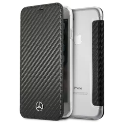 Telefontok Mercedes-Benz Kihajtható Tok Az iPhone 6 Plus / 6S Plus - Fekete (3700740418628)-2