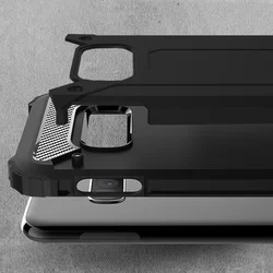 Telefontok Samsung Galaxy S10e - Defender II fekete ütésálló hátlap tok-2