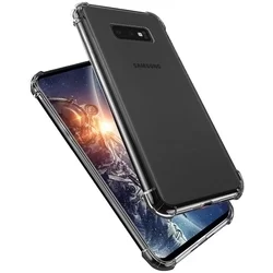 Telefontok Samsung Galaxy S10e - ütésálló átlátszó szilikon tok-3
