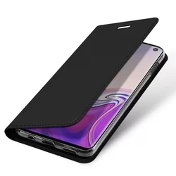 Telefontok Samsung Galaxy S10e - DUX DUCIS fekete kinyitható tok-2
