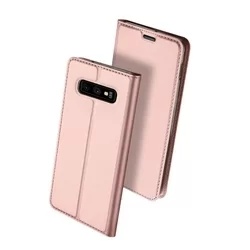 Telefontok Samsung Galaxy S10e - DUX DUCIS rózsaszín kinyitható tok-3