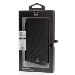 Telefontok Mercedes-Benz Kihajtható Tok For Samsung Galaxy S9 - Fekete (3700740427040)-2