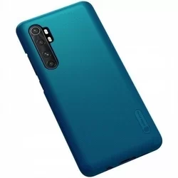 Telefontok Xiaomi Mi Note 10 Lite - Nillkin Super Frosted kék tok-1