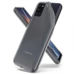 Telefontok Samsung Galaxy A31 - átlátszó szilikon hátlaptok-2