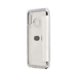 Telefontok Huawei P30 Lite - ezüst-átlátszó könyvtok-1