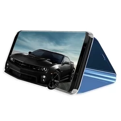 Telefontok Huawei P Smart 2020 - kék Clear View Tok-3