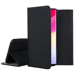 Telefontok Xiaomi Mi Note 10 Lite - fekete mágneses szilikon keretes könyvtok-2