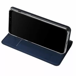 Telefontok iPhone 7 / 8 / SE 2020 - Dux Ducis kék flipcover tok-2
