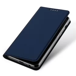 Telefontok iPhone 7 / 8 / SE 2020 - Dux Ducis kék flipcover tok-3