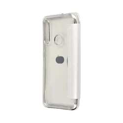 Telefontok Huawei P Smart Z / Honor 9X - ezüst-átlátszó könyvtok-1