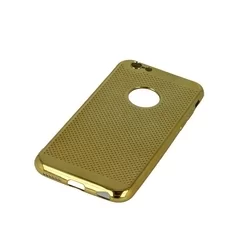 Telefontok Samsung Galaxy S6 G920 - Luxury arany fém hatású szilikon tok-1