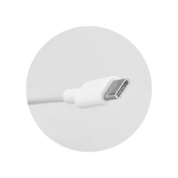 Kábel: Huawei / Honor AP51 fehér gyári TYPE-C (USB-C) / USB adatkábel 1méter -1