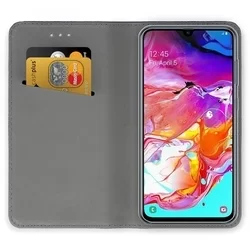 Telefontok Huawei P Smart 2019 / Honor 10 Lite - rose gold mágneses szilikon keretes könyvtok-1