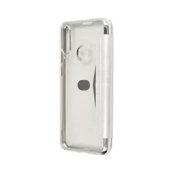 Telefontok Huawei Y6p - ezüst-átlátszó könyvtok-2