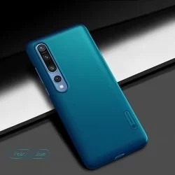 Telefontok Xiaomi Mi 10 5G /10 Pro 5G - Nillkin Super Frosted kék tok-1