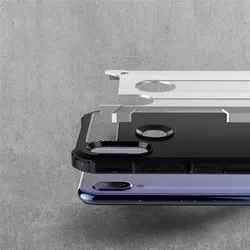 Telefontok Xiaomi Redmi Note 9 / Xiaomi Redmi 10X 4G - Forcell Defender II ezüst ütésálló hátlap tok-2