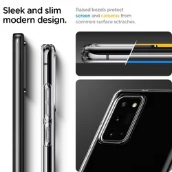 Telefontok Samsung Galaxy Note20 - SPIGEN CRYSTAL CLEAR tok-6