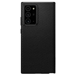 Telefontok Samsung Galaxy Note20 Ultra - SPIGEN LIQUID AIR Matt fekete tok-3