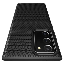 Telefontok Samsung Galaxy Note20 Ultra - SPIGEN LIQUID AIR Matt fekete tok-8