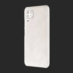 Telefontok Huawei P40 Lite - Nillkin Qin Kihajtható Bőr tok fekete-1