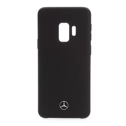 Telefontok Mercedes-Benz Szilikon Hátlap Liquid Silicon For Samsung Galaxy S9 - Fekete (3700740428672)-2