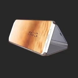 Telefontok Xiaomi Redmi 9 - arany Clear View Tok-2