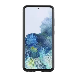 Telefontok Samsung Galaxy S20 Ultra - mágnesesen záródó hátlaptok, fekete fém kerettel és átlátszó üveg hátlappal-5