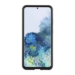 Telefontok Samsung Galaxy S20 - mágnesesen záródó hátlaptok, fekete fém kerettel és átlátszó üveg hátlappal-7