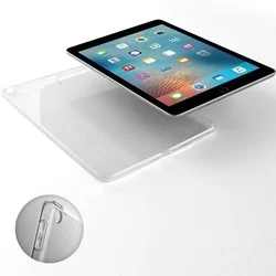 Tablettok iPad 2019 10.2 (iPad 7) - átlátszó szilikon tablet tok-2
