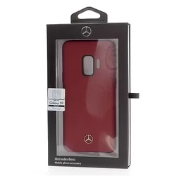 Telefontok Mercedes-Benz Szilikon Hátlap Liquid Silicon For Samsung Galaxy S9 - Piros (3700740428696)-2