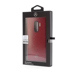 Telefontok Mercedes-Benz Szilikon Hátlap Liquid Silicon For Samsung Galaxy S9+ - Piros (3700740428702)-1