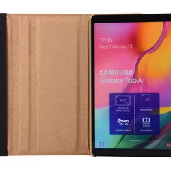 Tablettok Samsung Galaxy Tab A 10.1 2019 (SM-T510, SM-T515) - arany fordítható műbőr tablet tok-2