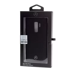 Telefontok Mercedes-Benz Szilikon Hátlap Liquid Silicon Samsung Galaxy S9+ - Fekete (3700740428689)-2