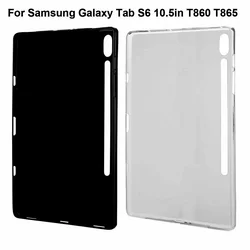 Tablettok Samsung Galaxy Tab S6 10.5 col (SM-T860, SM-T865) - fekete szilikon tablet tok-2