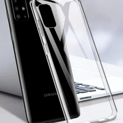 Telefontok Samsung Galaxy A51 - átlátszó szilikon tok-4