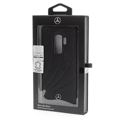 Telefontok Mercedes-Benz Szilikon Hátlap Samsung Galaxy S9+ - Fekete (3700740427033)-2