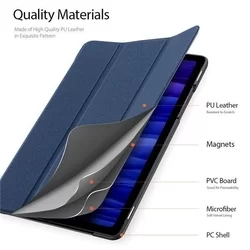 Tablettok Samsung Galaxy Tab A7 10,4 (2020 / 2022) - DUX DUCIS DOMO fekete smart case tablet tok-4