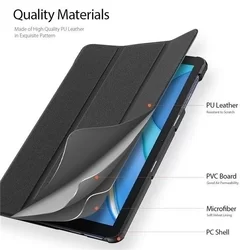 Tablettok Huawei MatePad T10/T10s (53011DTD) 10.1 - DUXDUCIS DOMO fekete smart case-3